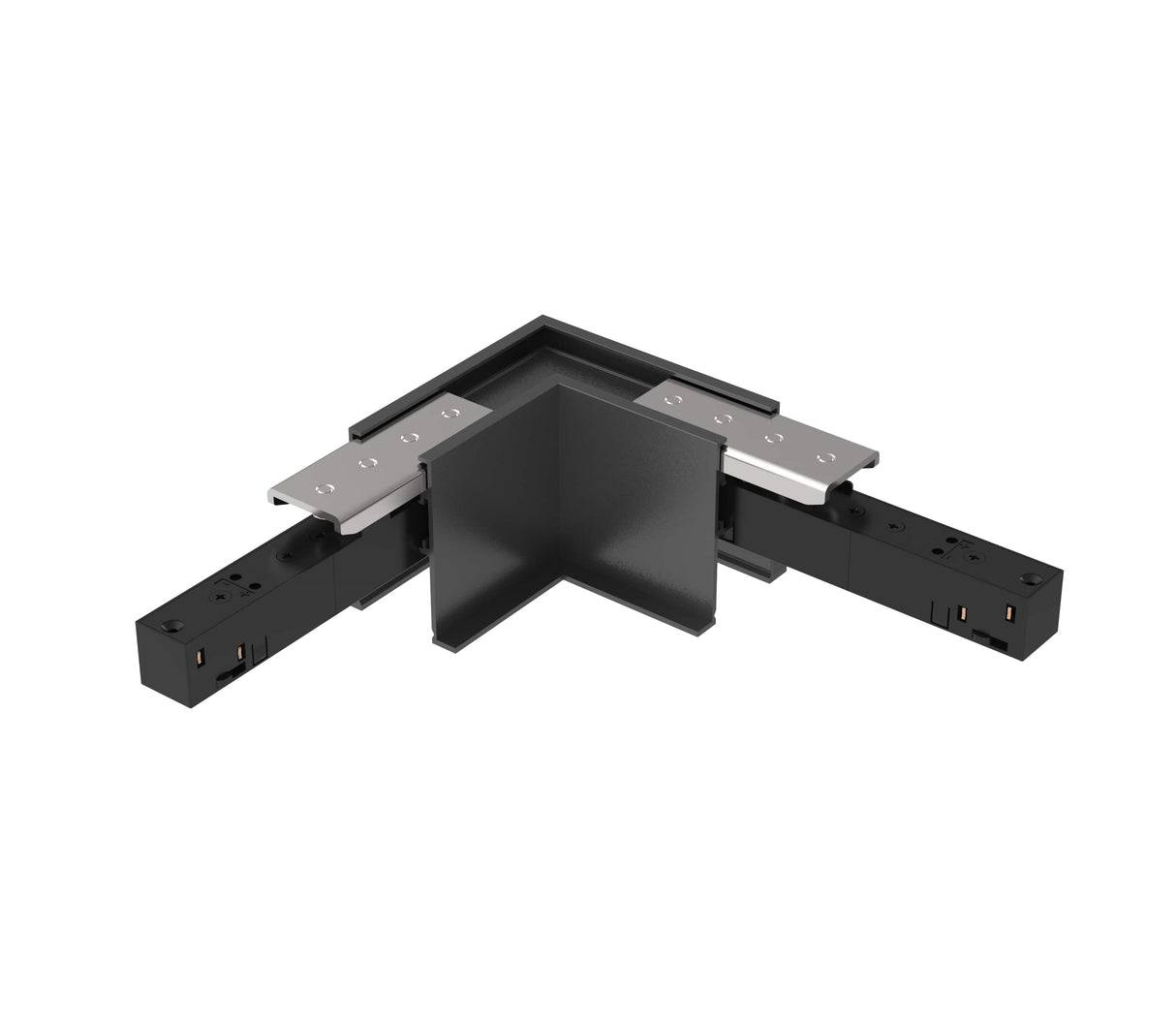 48V RECESSED TRACK L-ECKE HORIZONTAL SCHWARZ