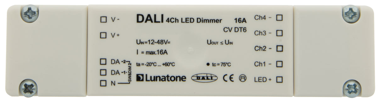 LED DALI PWM Dimmer RGBW
