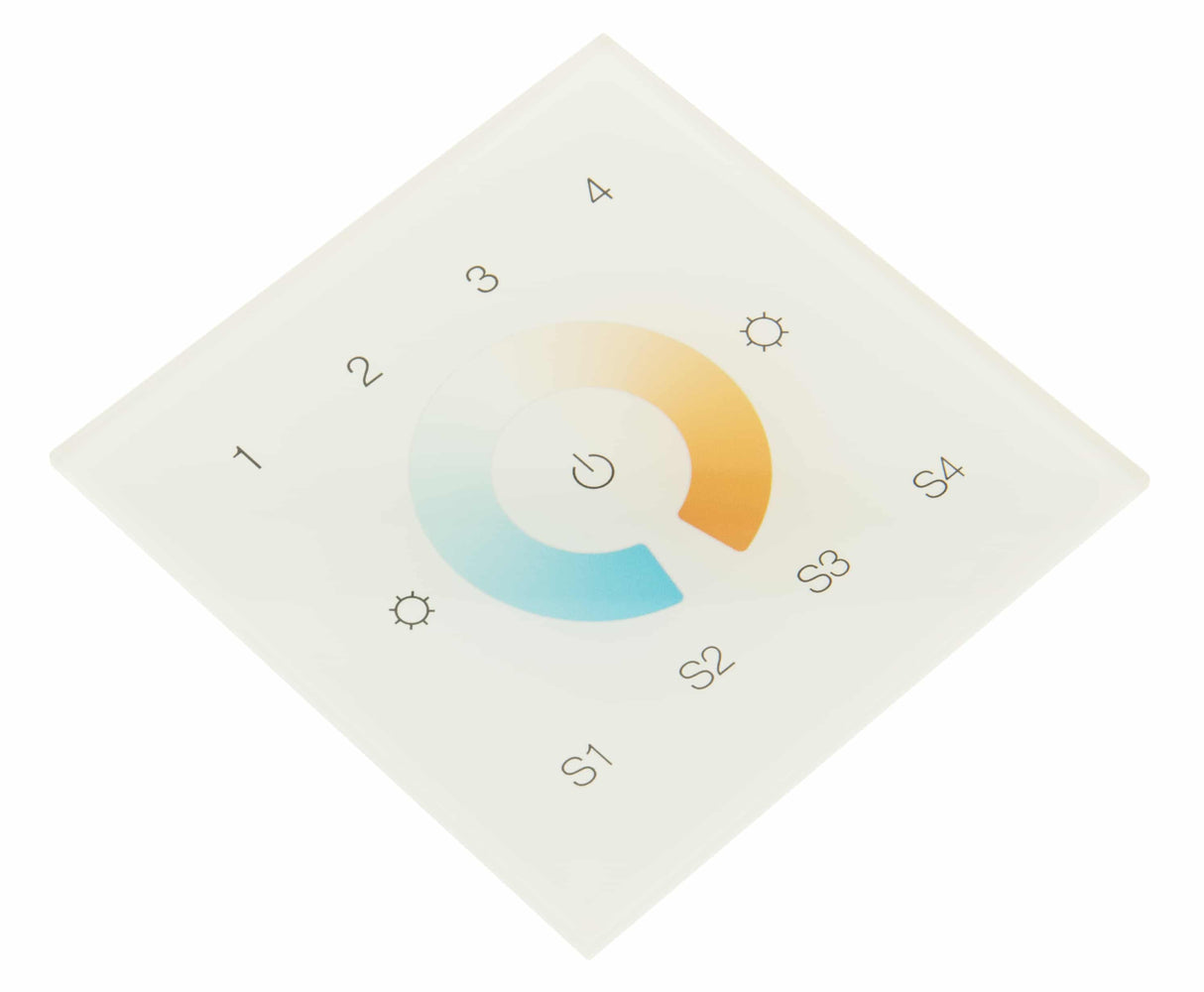 LED DALI Controller Touch DW DT8 - 4 Zonen (Gruppen)