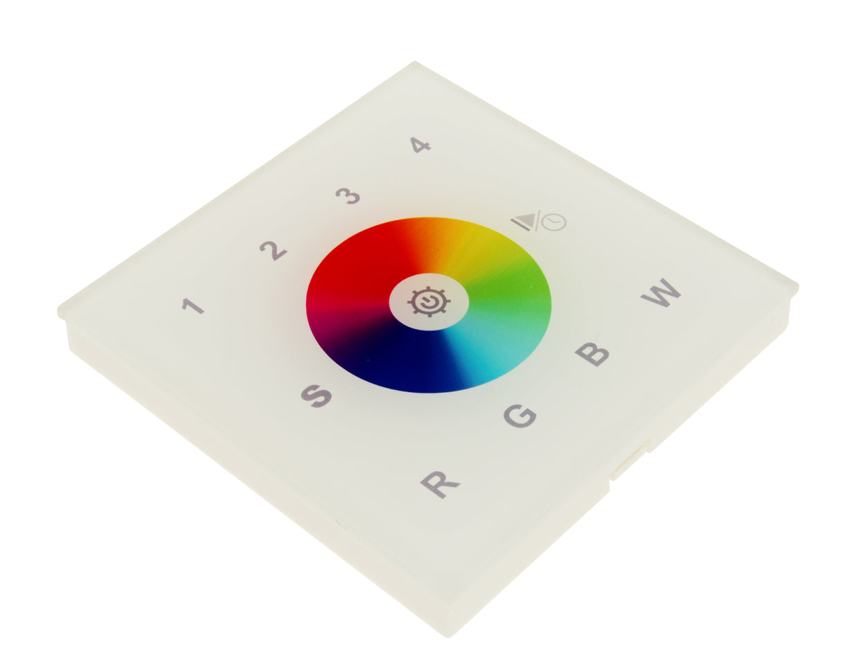 LED DMX WiFi Controller Touch RGBW 4 Zonen - weiß
