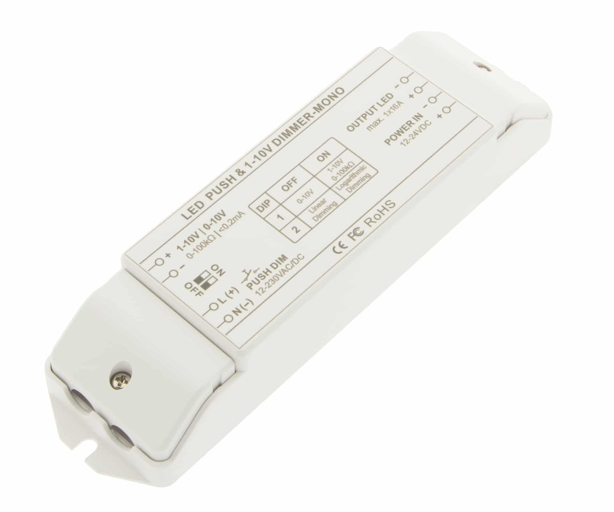 Dimmer Push & 1-10V Mono