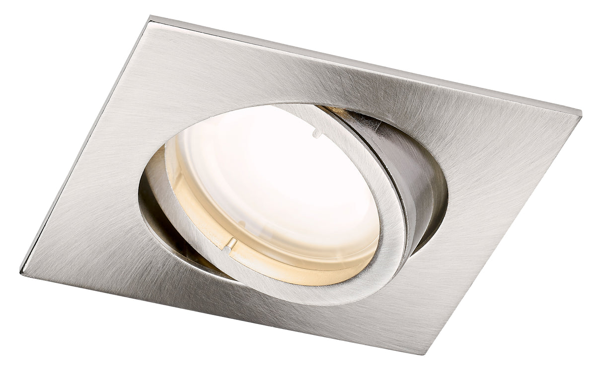 MY68 Eckig, MR16, IP20, schwenkbar, Geb. Nickel