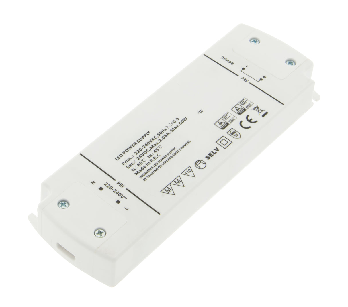 LED SN - Netzteil TRIAC dimmbar 50W/24V MM IP21