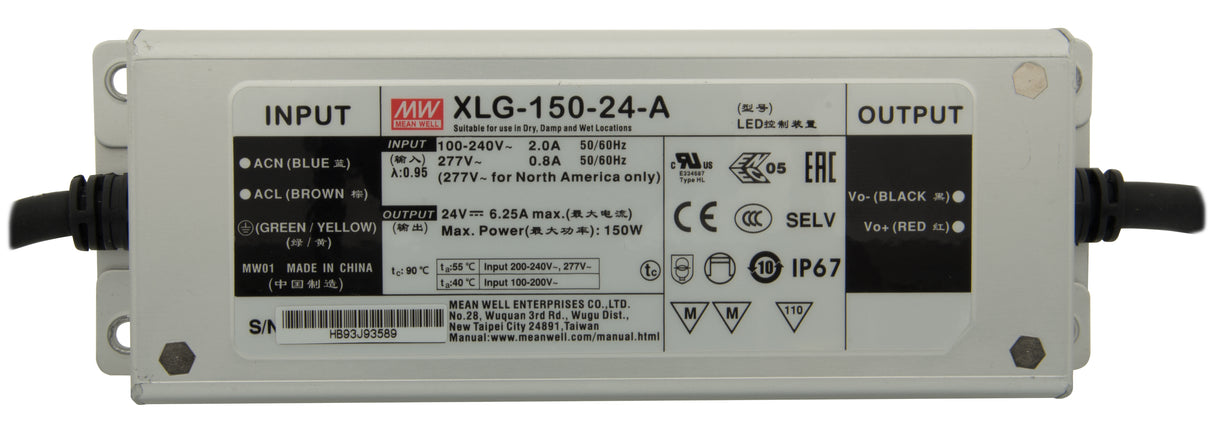 LED XLG- Netzteil 100W 24V IP67
