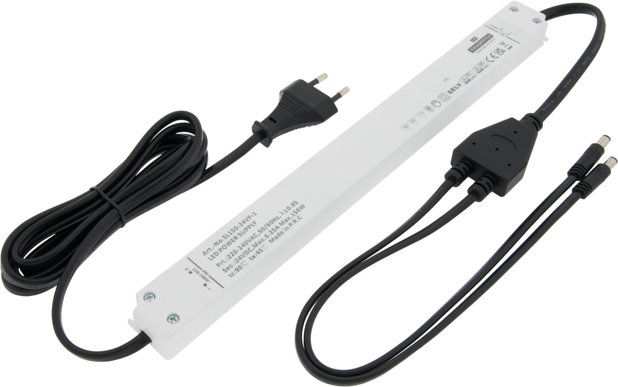 SN - Netzteil 150W/24V steckerfertig - IP20 / MM länglich