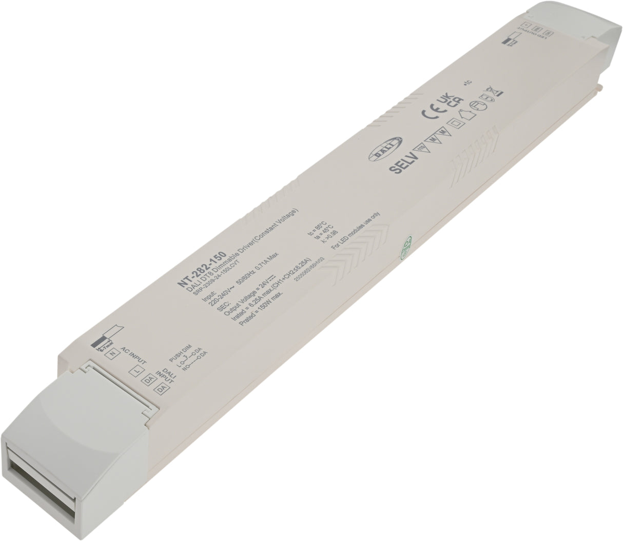 DALI DT8 Netzteil TW (Tunable White) 150W/24VDC, MM, IP20