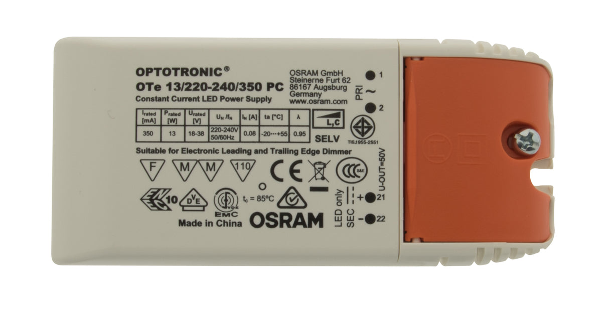 LED Netzteil OS 13W/350mA, Dimmbar, MM, IP20