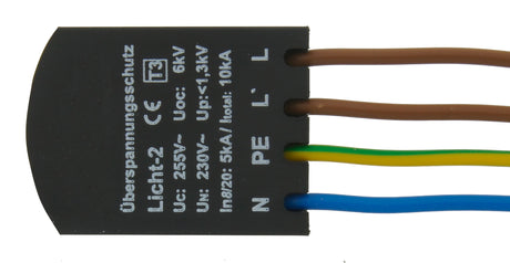 Foto: Überspannungsschutz 230V mit PE (Schutzleiter)
