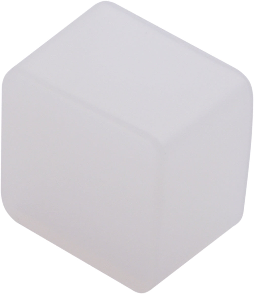 Silikon Endkappe geschl. für LED Silikonprofil 16x16mm, opal