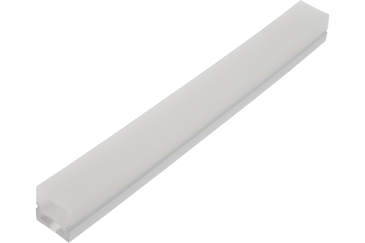 LED Silikonprofil Eckig 19 x 19 mm / weiss - opal, per m