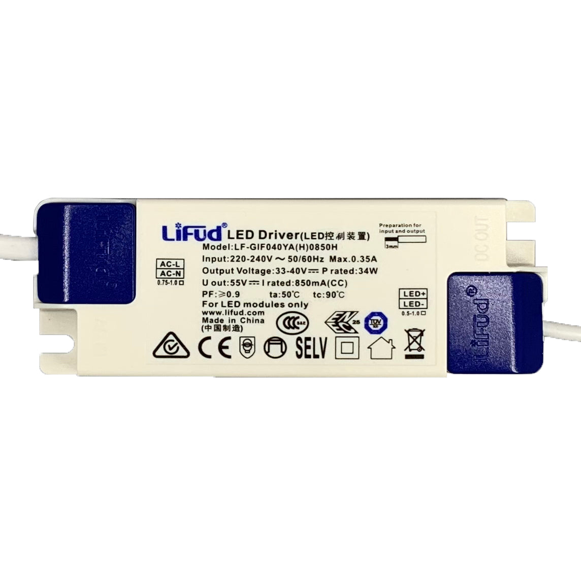 LED Treiber 33W 850mA, schaltbar, für Serie LANO 4 LED