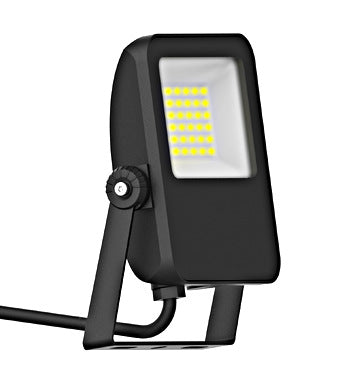 CAPRI LED Basic 30W 3600lm 3000K symmetrisch IP65 schwarz