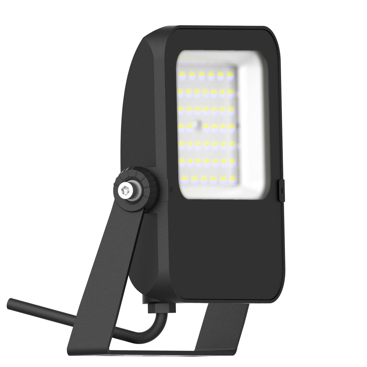 CAPRI LED Basic 50W 5500lm 3000K asymmetrisch IP65 schwarz
