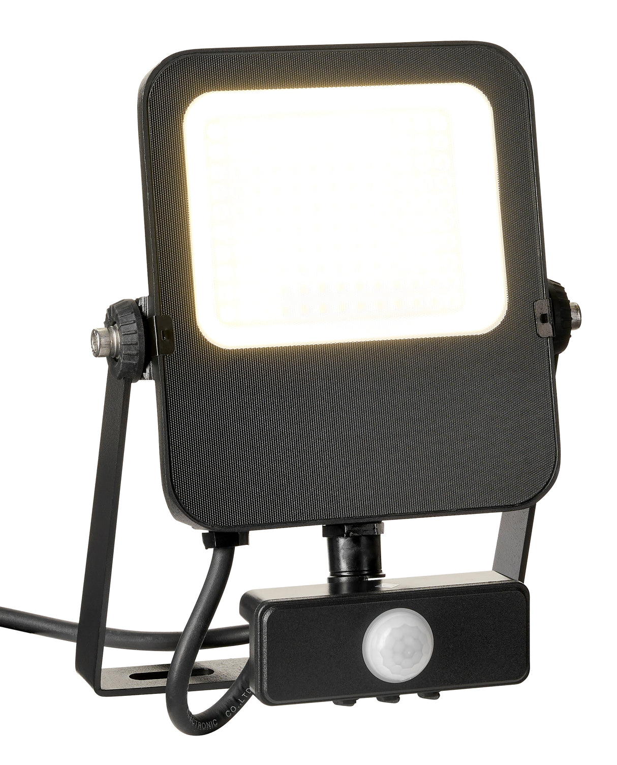 CAPRI LED Basic 50W, 5500lm, 3000K, Sensor, IP65, schwarz