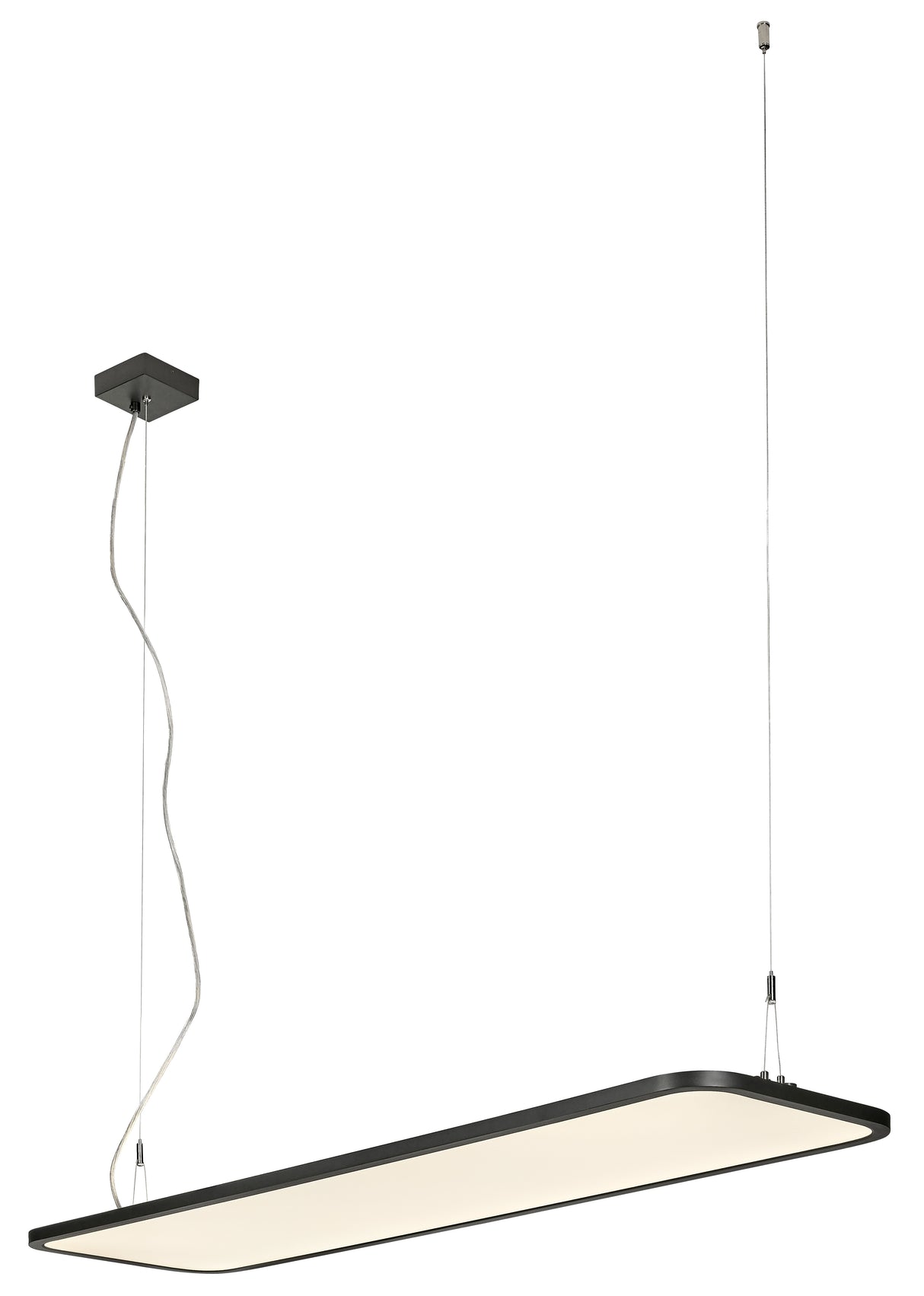 Novia PL 75W 8050/8600lm 930/940, UGR<19 DALI, IP20, schwarz