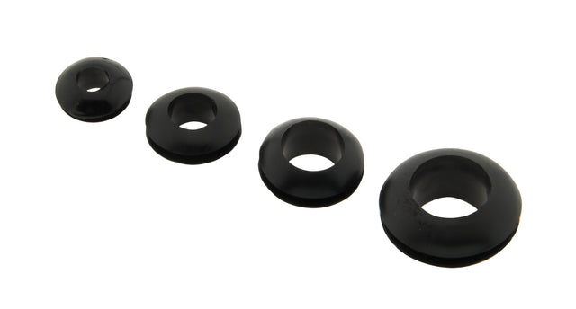 Foto: Gummi Kabeldurchführung schwarz Montageloch 14mm Innen 12mm