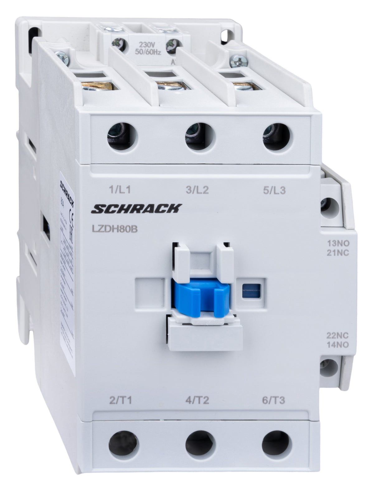 Schütz 3-polig, CUBICO High, 37kW, 80A, 1S+1Ö, 24VAC