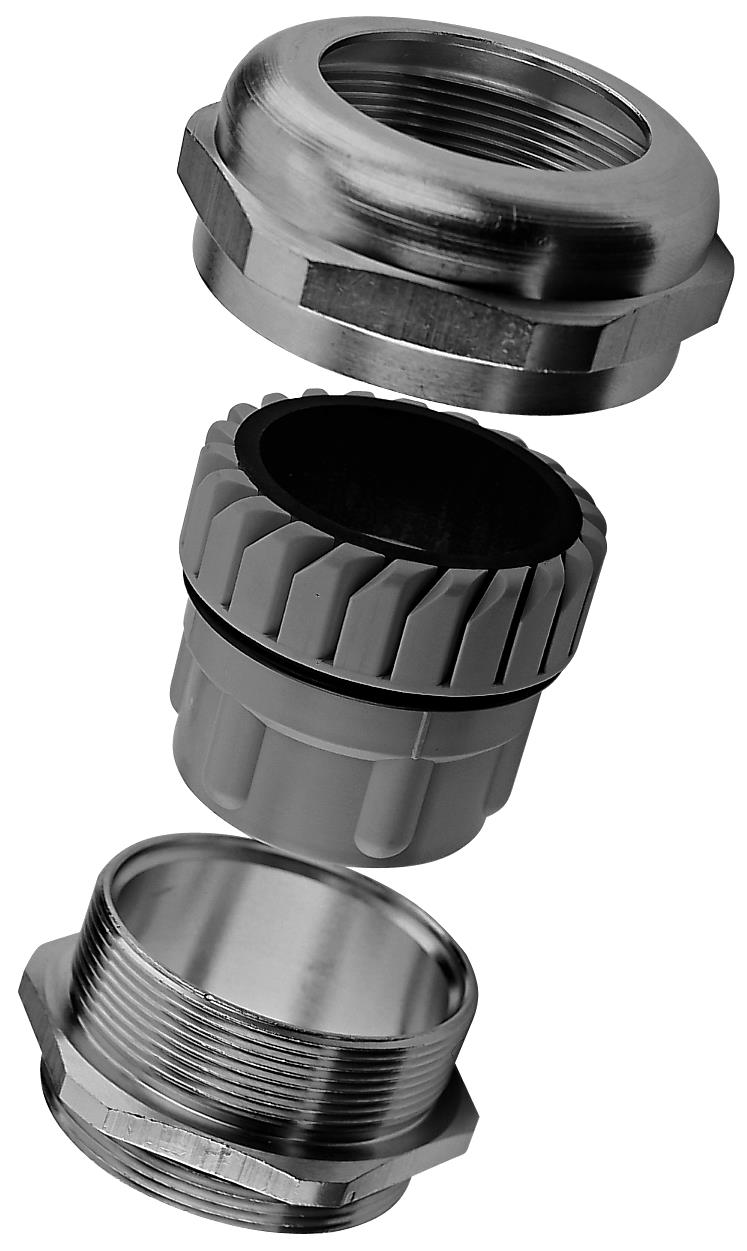 Kabelverschraubung M63, Metall, IP68, Klemmbereich 35-48