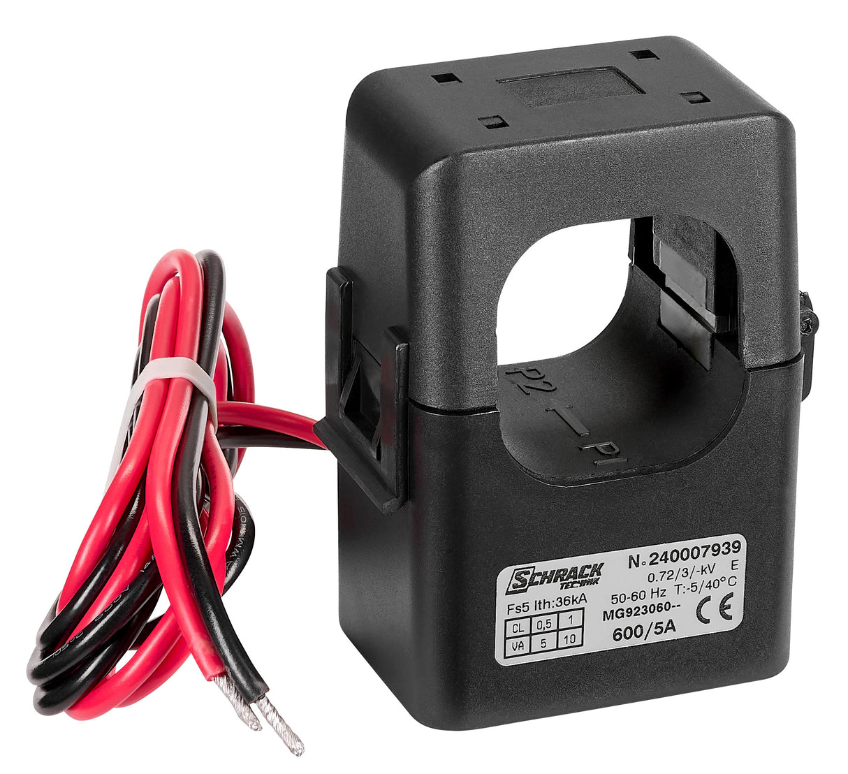 Klappwandler für Kabel 36mm , 600/5A , Klasse 0,5
