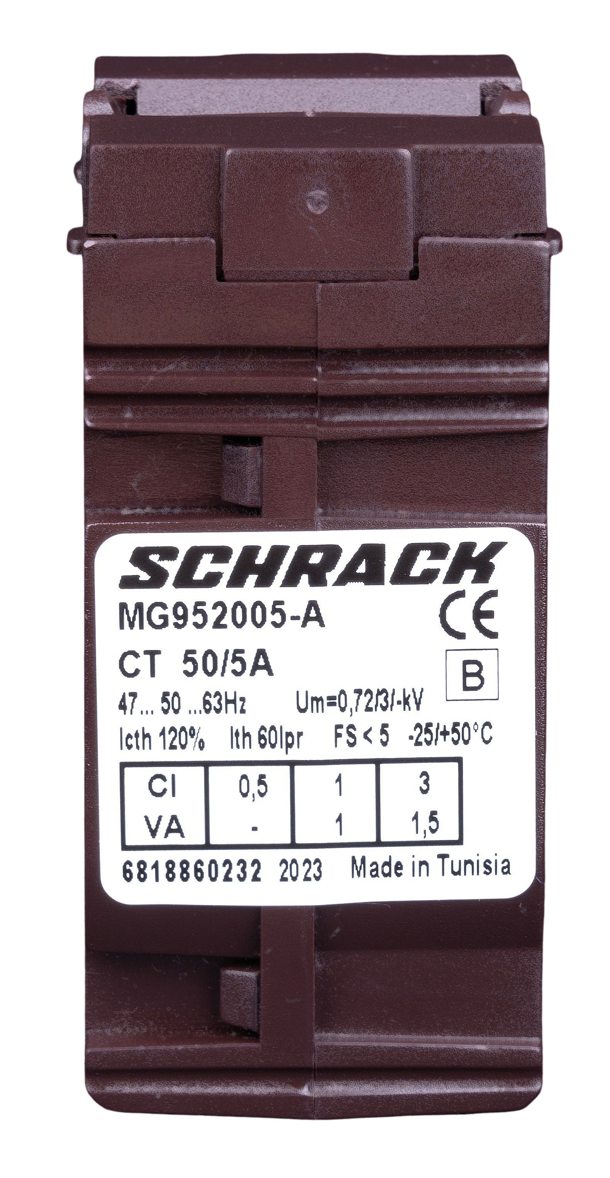 Durchsteckstromwandler für Kabel 21mm, 50/5A, Klasse 1
