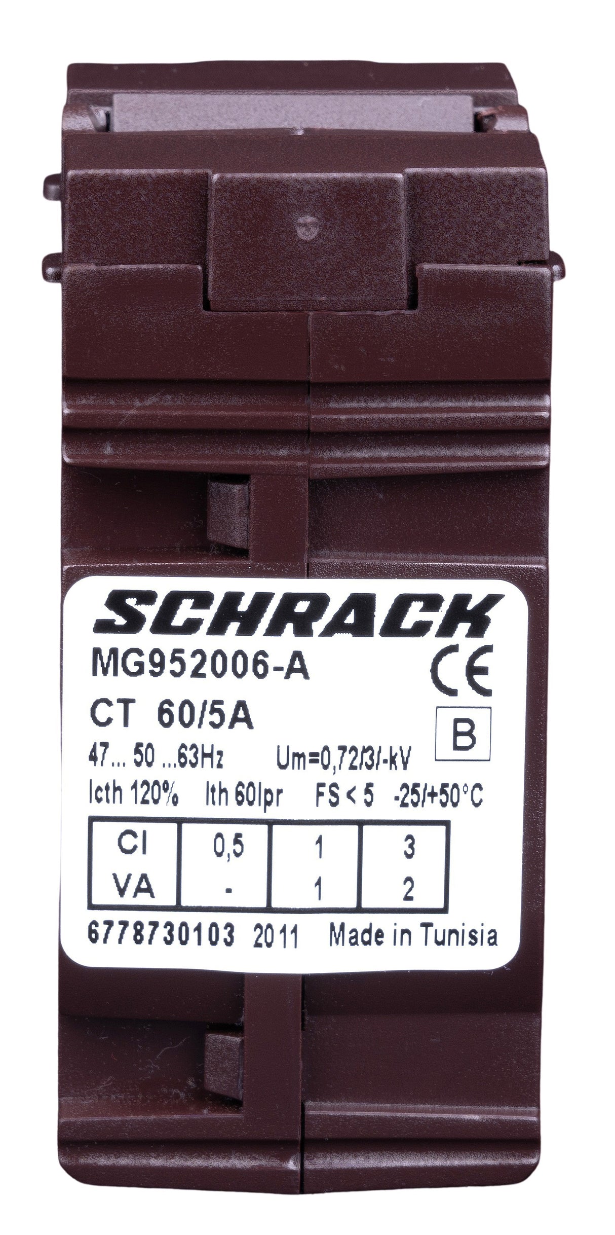 Durchsteckstromwandler für Kabel 21mm, 60/5A, Klasse 1