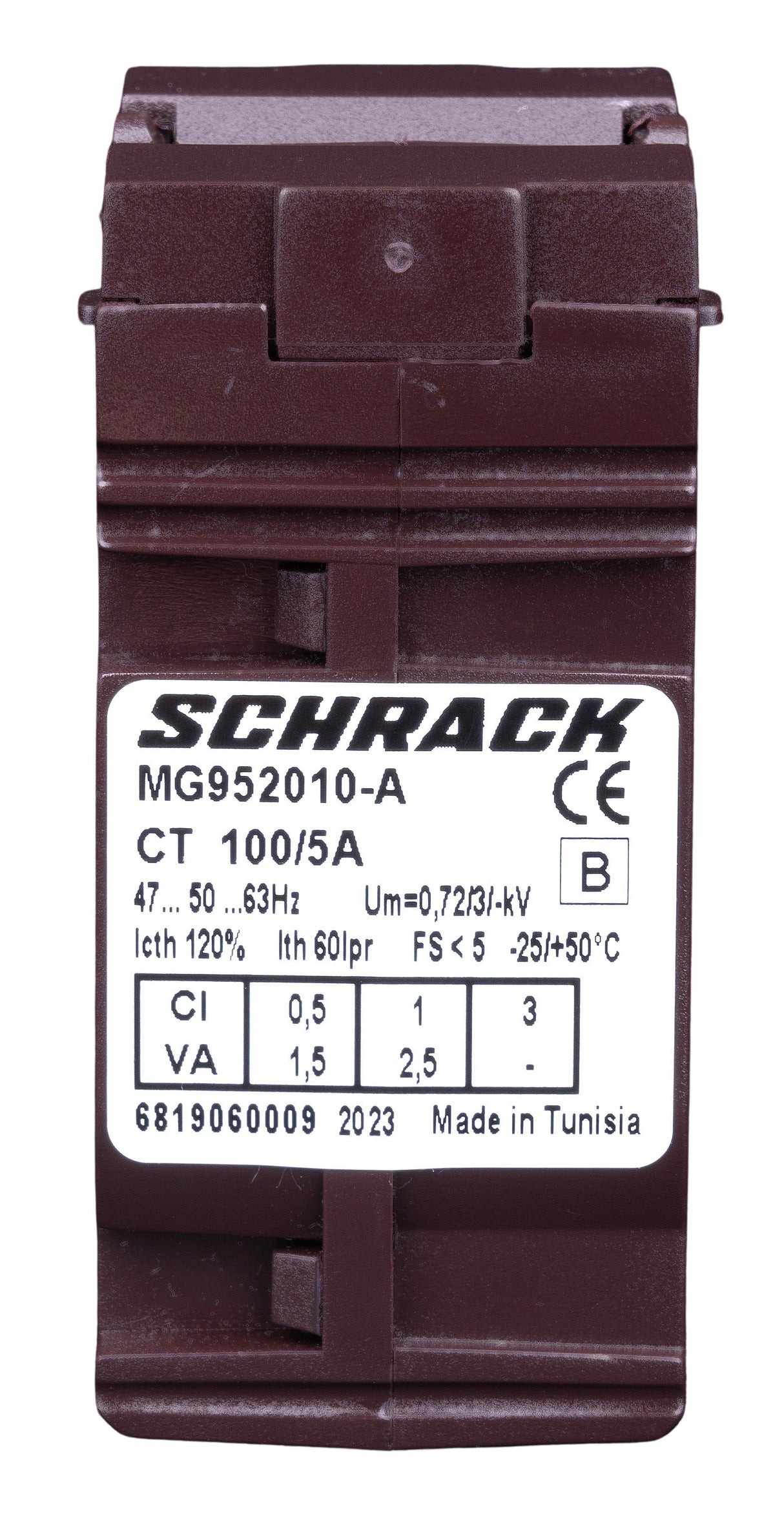 Durchsteckstromwandler für Kabel 21mm, 100/5A, Klasse 0,5