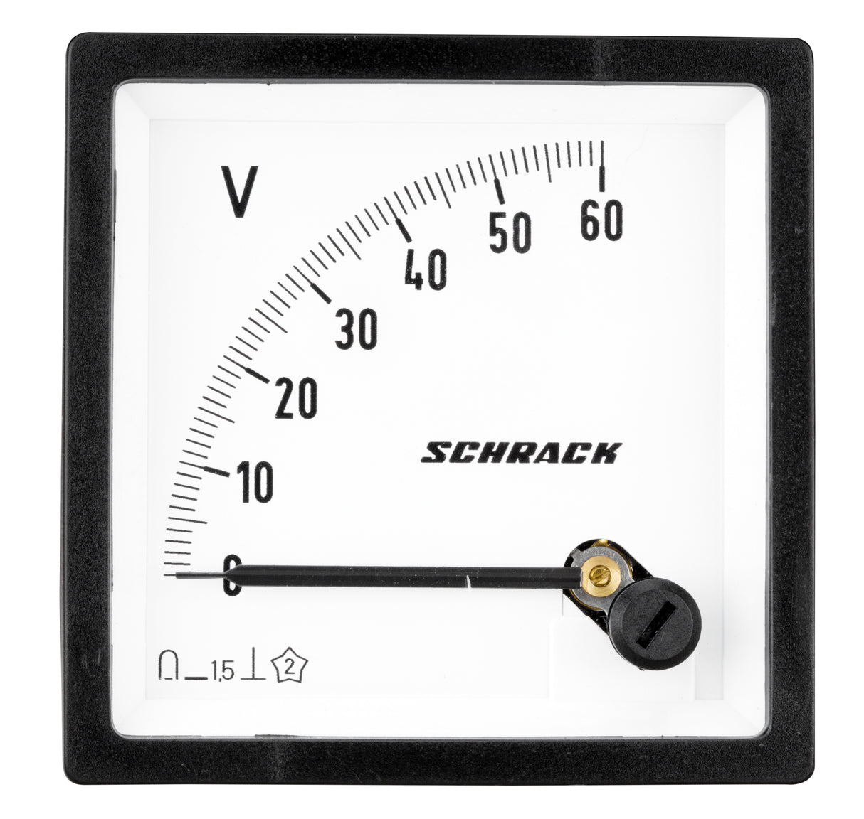 Voltmeter, 72x72mm, 60VDC