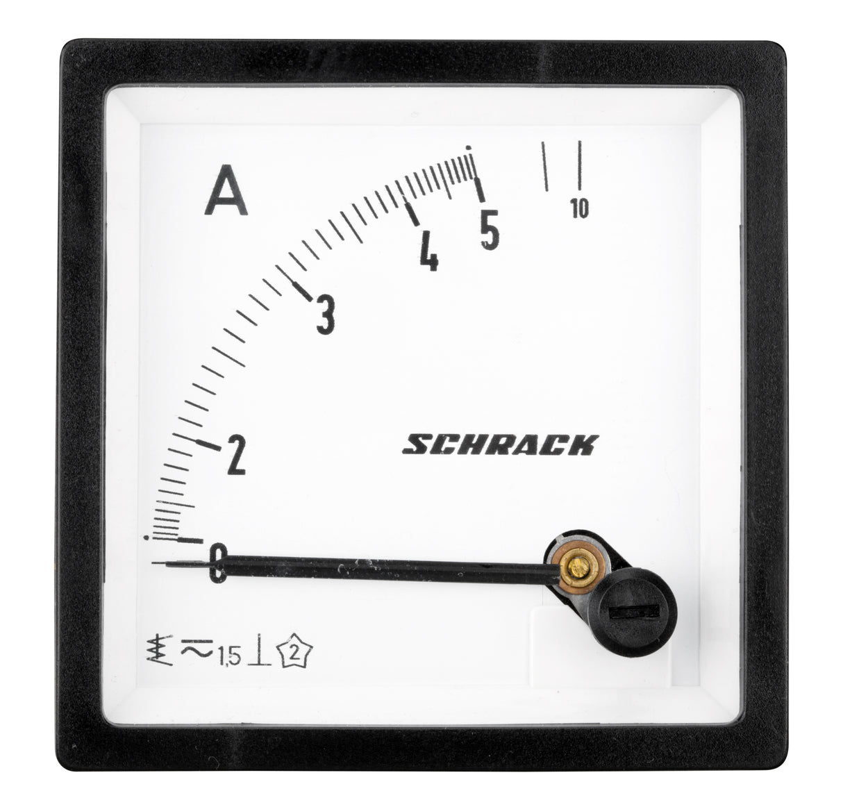 Amperemeter, 72x72mm, 5A AC Direktmessung