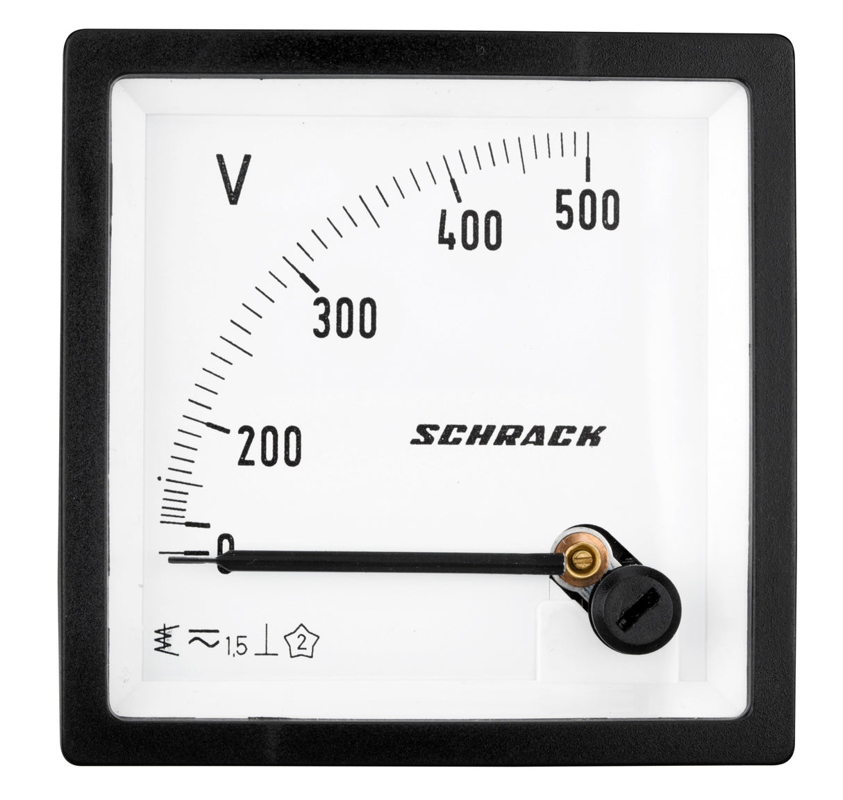 Voltmeter, 48x48mm, 500VAC