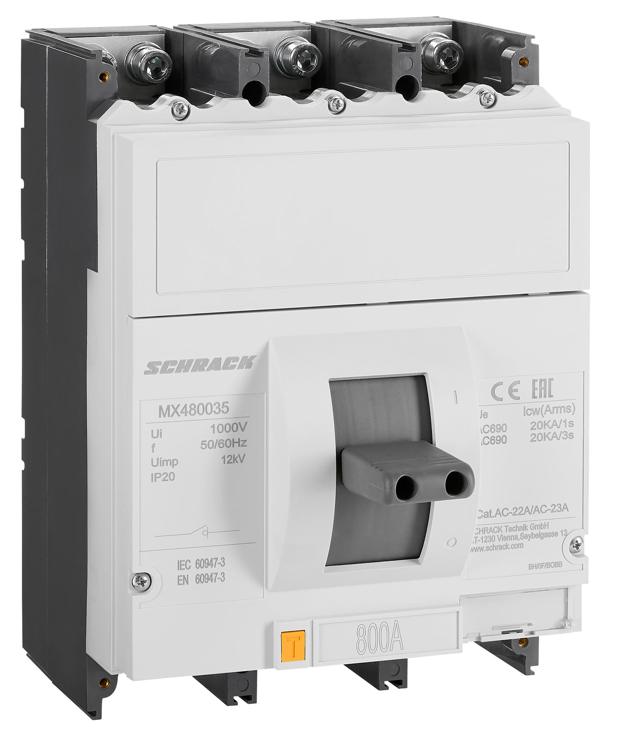 Lasttrennschalter MX4/800 3-polig 800A