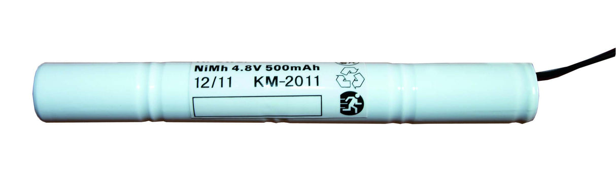 Akku NiMH 4,8V 0,5Ah für Einzelbatterieleuchten LED