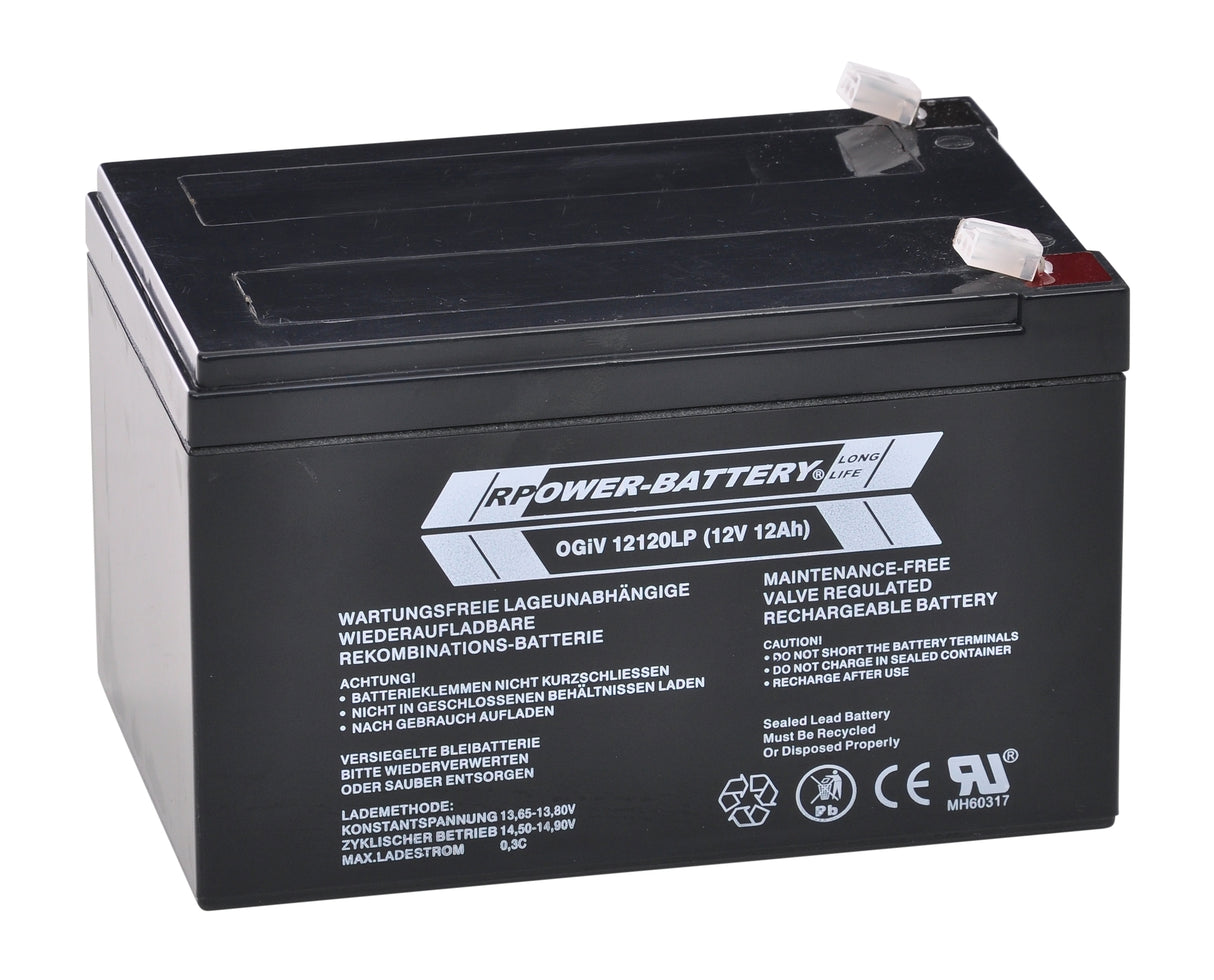 Batterie RPower OGiV longlife bis 12 Jahre 12V/12Ah (C20)