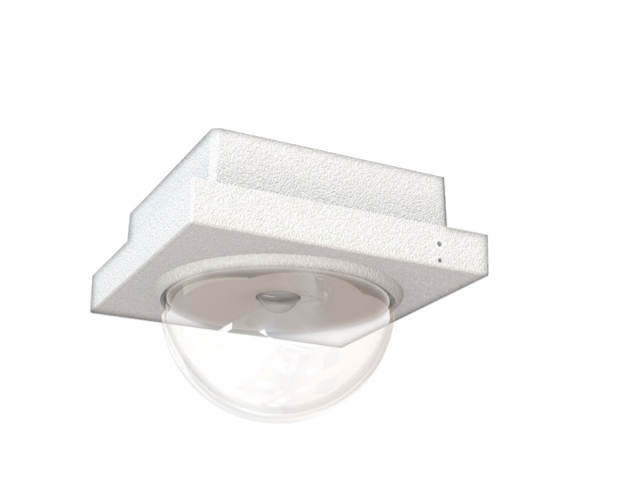 IP65 Gehäuse für IL Deckenanbauleuchte, weiß, IK10