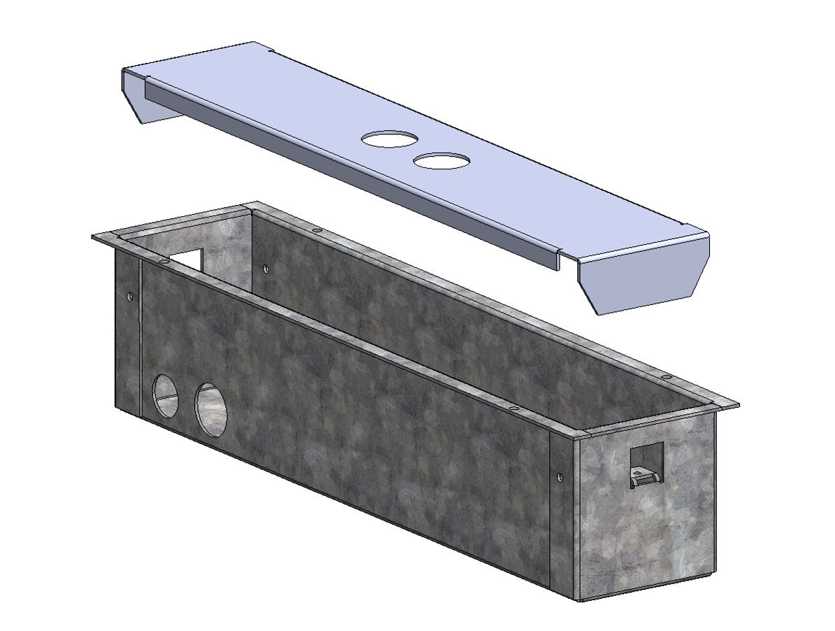 Betoneinputzkasten für Notleuchten Design KB