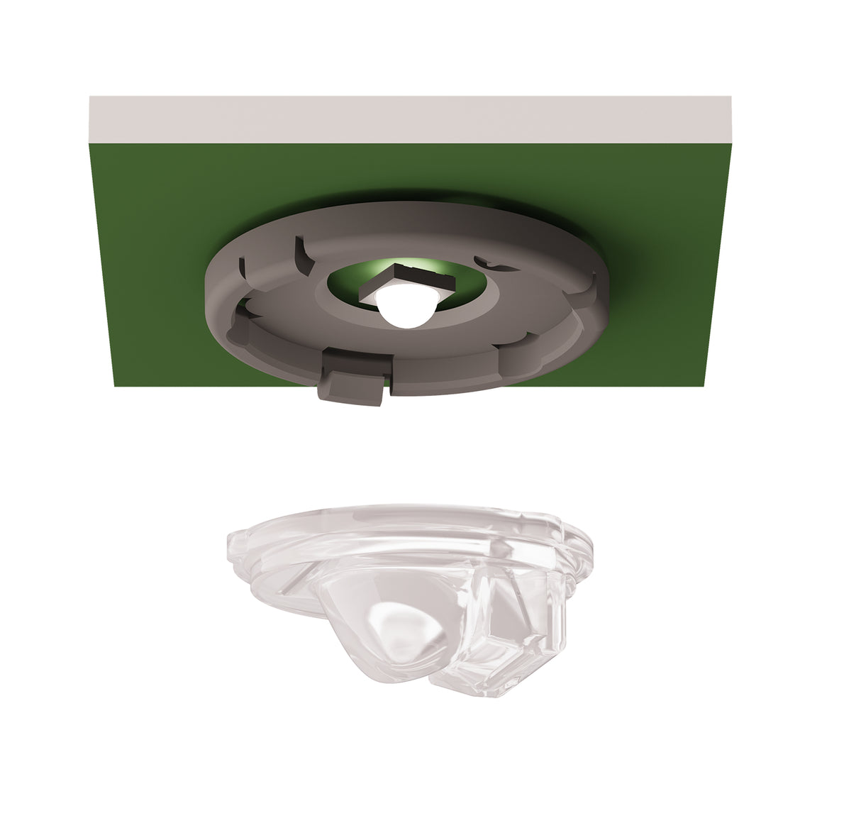 4 LED-Wechsellinsen: Beam- asymmetrische Ausleuchtung