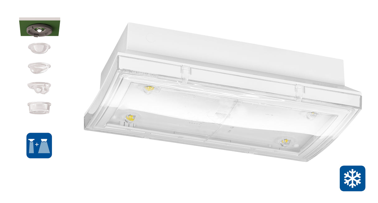 Notleuchte PM WirelessControl 4x1W ERT-LED 3h 230V AC TT