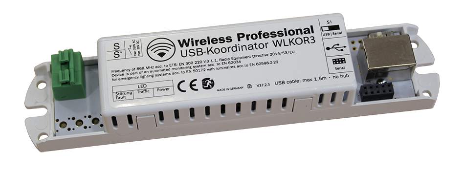 Koordinator USB auf WirelessControl Netzwerk