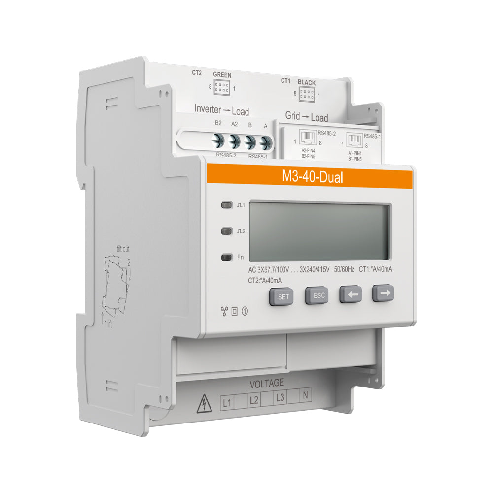 SolaX SmartMeter M3-40Dual 3ph mit 2 Sets 100A/40mA CT