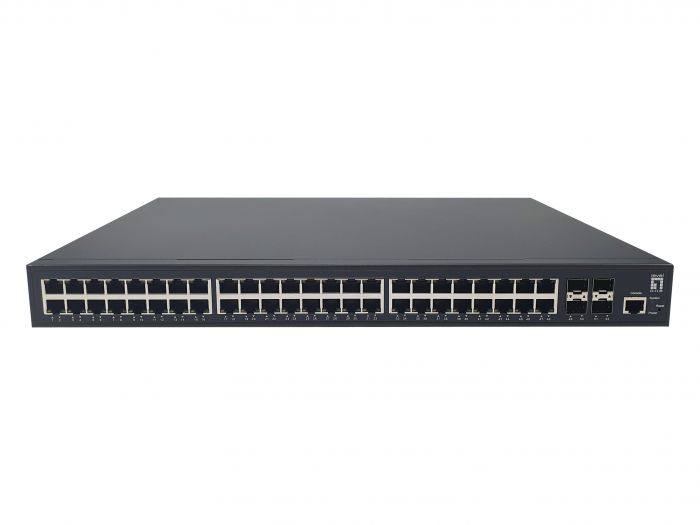 L3 Lite Managed Switch 48x10/100/1000T, PoE+ 400W +