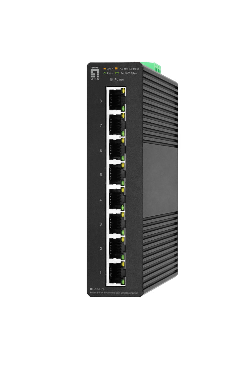Hutschienen Switch 8xRJ45 1000, ohne Netzteil