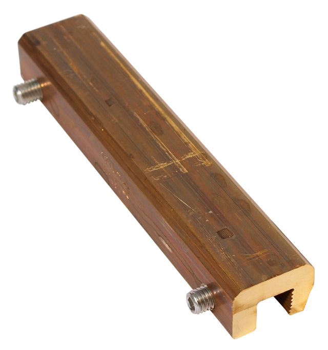 Foto: Schienen-Längsverbindung 630A f. Schienen 12 x 5 bis 20 x 10