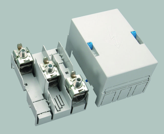 Foto: Anschlussklemmenplatte, 3-polig für Rundleiter 95 - 300mm²