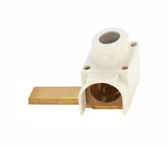 Foto: Anschlussklemme, seitlicher Anschluss für 1-pol Kammschiene