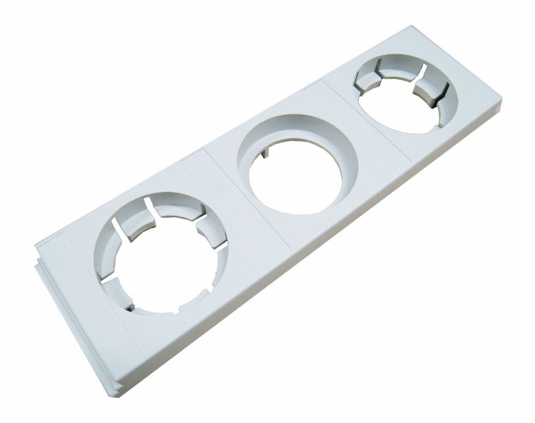 D-Streifen-Abdeckung E33, 1-fach, erhöht, 57mm breit