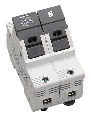 Foto: Halter für zylindrische Sicherungen 50A 690V 1-polig+N