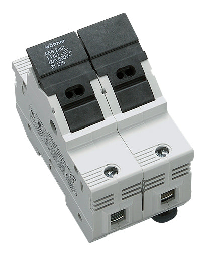 Foto: Halter für zylindrische Sicherungen 50A, 2-polig, 690V