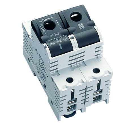 Foto: Lasttrennschalter für D0-Sicherungen bis 63 A, 1-polig+N