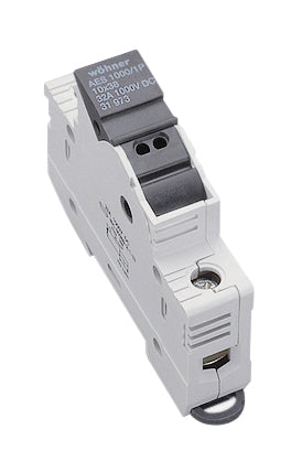 Halter für zylindrische Sicherung 10x38, 1pol. mit LED