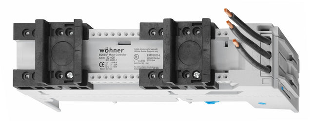 Foto: Sammelschienenadapter EMC 25A, 2 Tragschienen