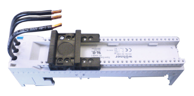Foto: Sammelschienenadapter 25A, 2 Tragschienen